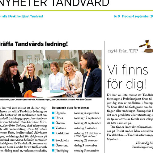 Grafisk form/original till Praktikertjänst